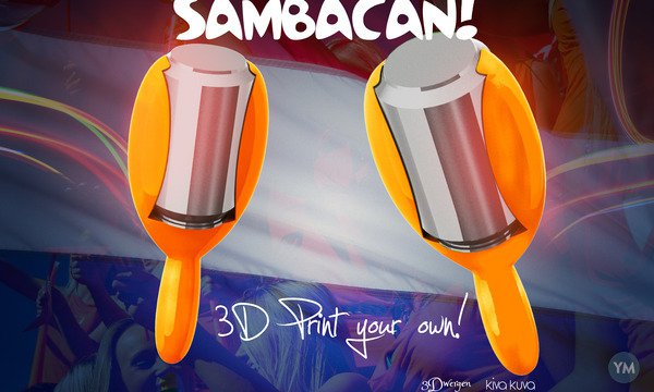 Print Your SambaCan in your nation's colours
