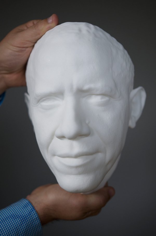 Obama life mask