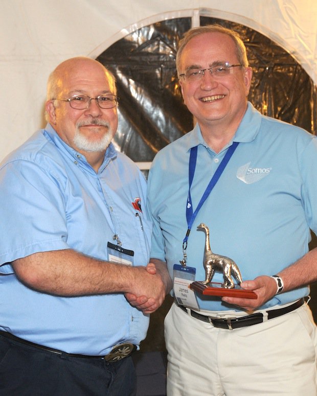 Jim Reitz receives AMUG DINO award