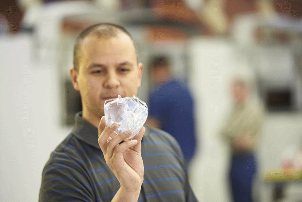 3D Printed replica of heart