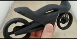 Black finish to concept bike