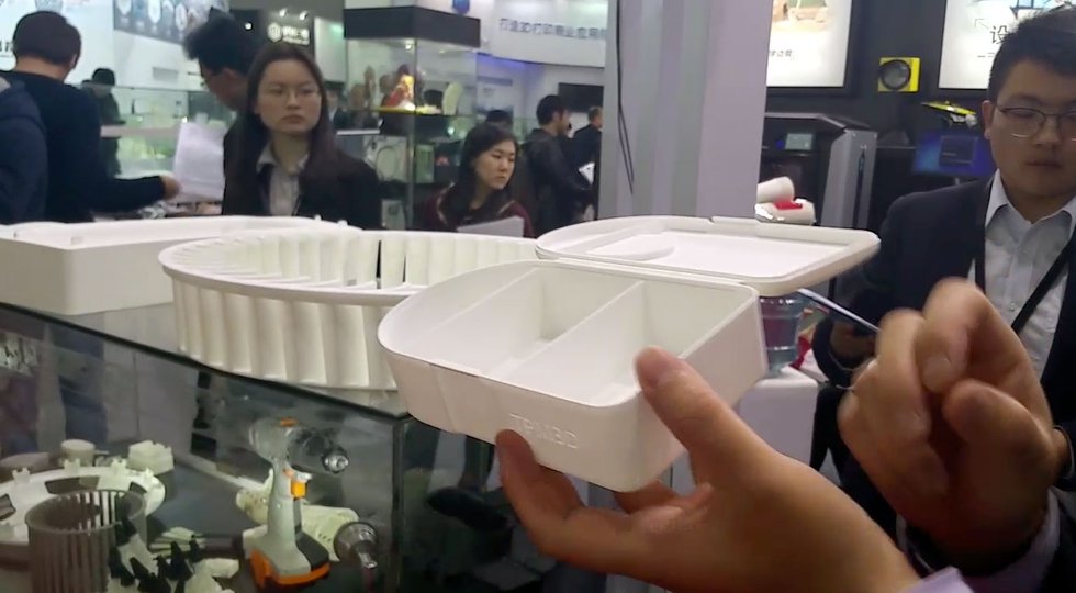 TPM3D SLS parts on show at TCT Asia TPM3D SLS parts on show at TCT Asia