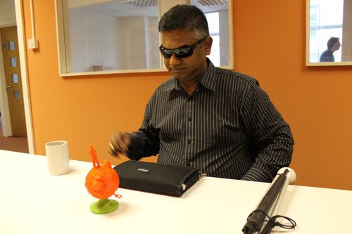 A selection of visually impaired people were consulted along the process