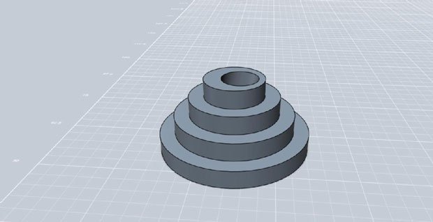The 3D model of the straw holder