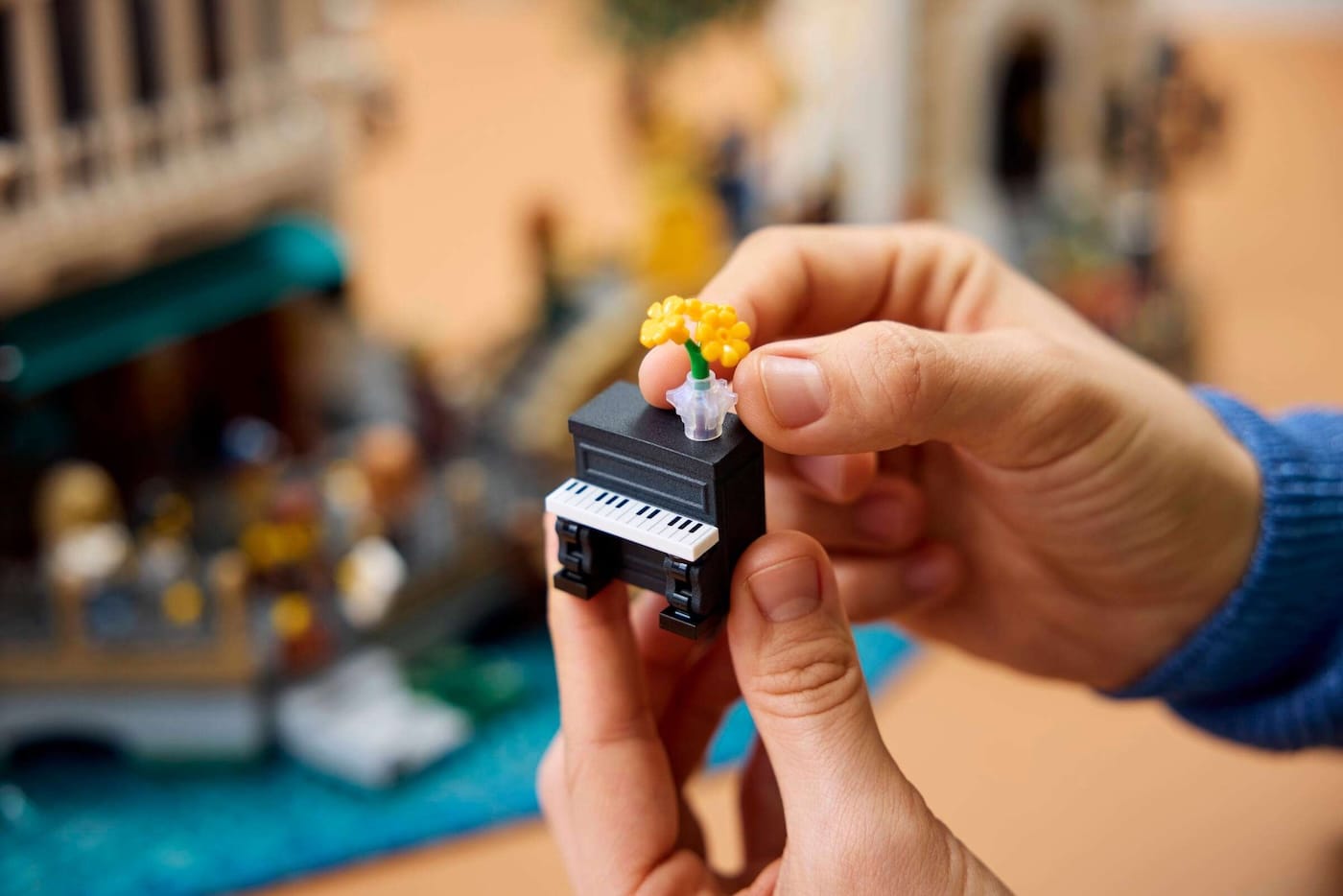 LEGO's newest 3D-printed element is a mini piano that actually plays