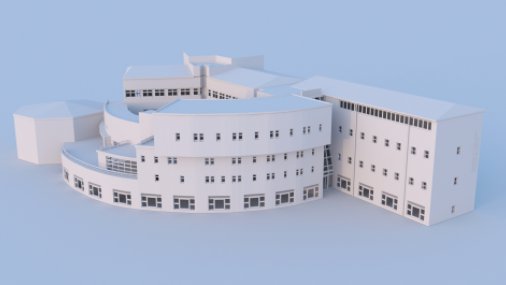 A render of the University of Huddersfield Business School
