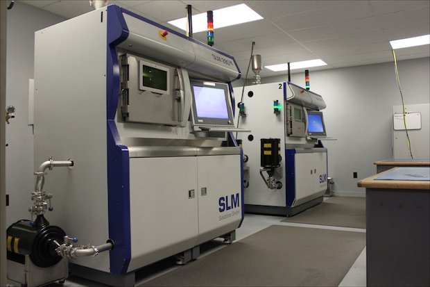 Two SLM systems at Imperial's machine shop.jpg
