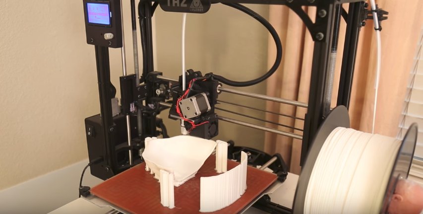 Lulzbot Taz 5 making the moulds for Hyperflesh's masks