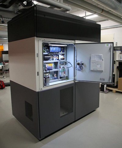 Aurora Large frame machine with door open