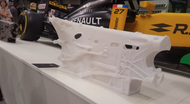 The printed sacrificial pattern sent to a foundry