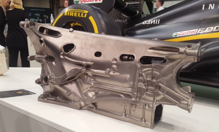 The resulting titanium cast