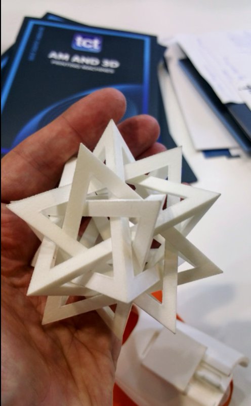 High quality desktop laser sintered part