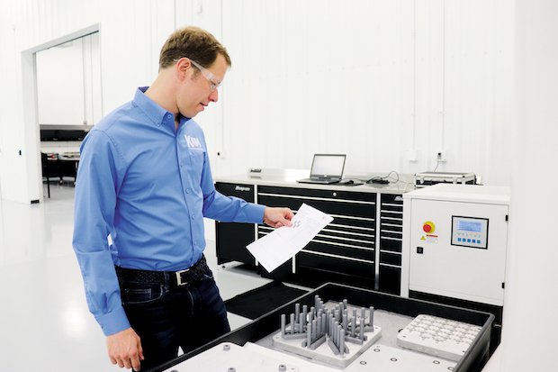 Brad Keselowski inside the KAM facility in North Carolina. Brad Keselowski inside the KAM facility in North Carolina.