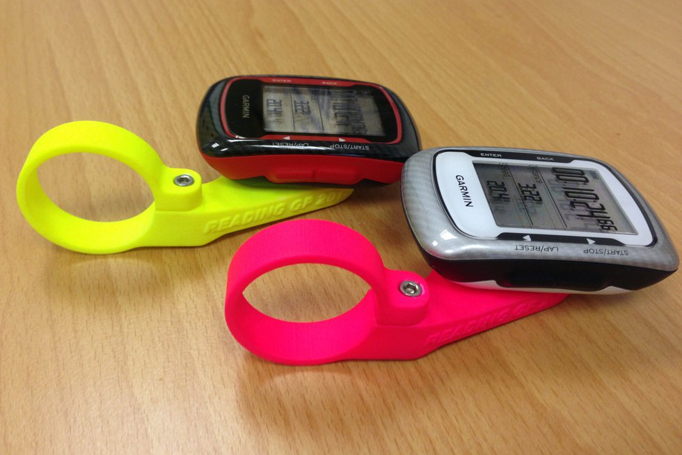 GPS navigation systems secured to RaceWare mounts