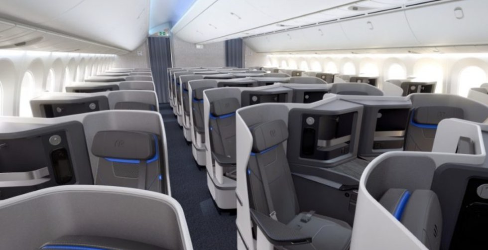 A render of a first class cabin designed and manufactured by Jamco for a global airline.png