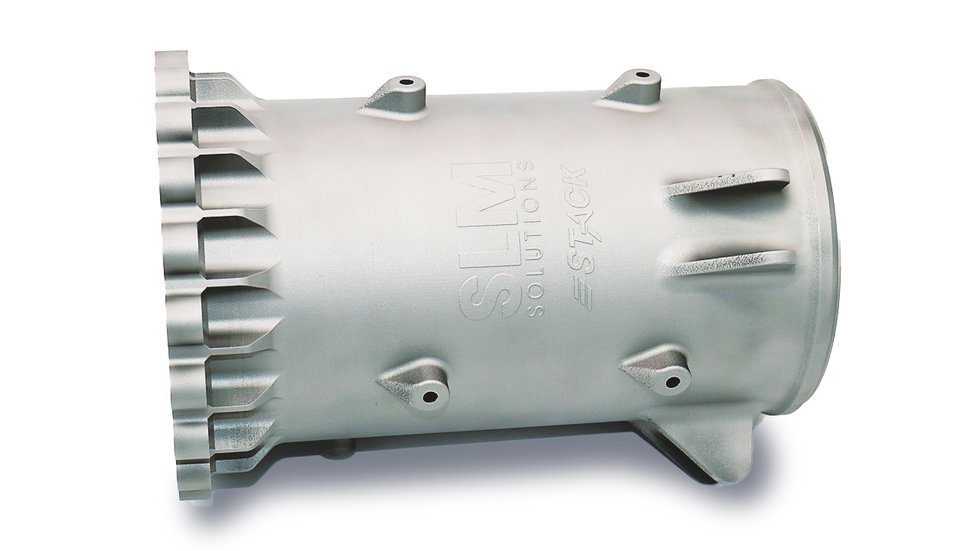 Rocket chamber 3D printed in Inconel 718