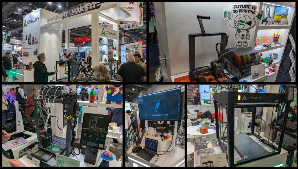 Creality 3D printers at CES 2025