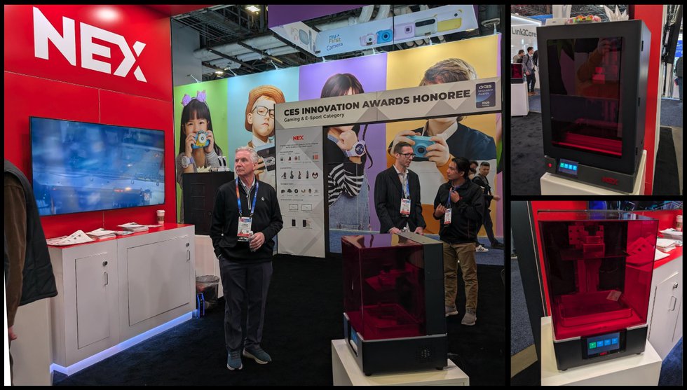Nex 3D printer at CES 2025