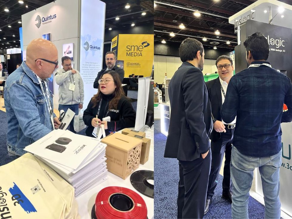 Inslogic 3D printing material at RAPID + TCT 2025