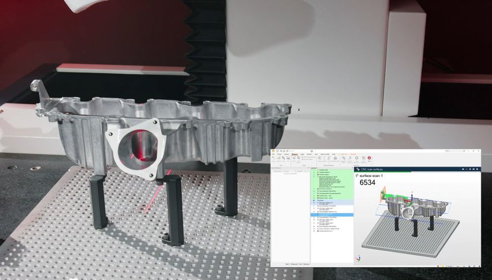CNC CMM Scan.
