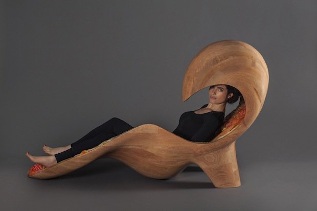 Neri Oxman in her Gemini chaise
