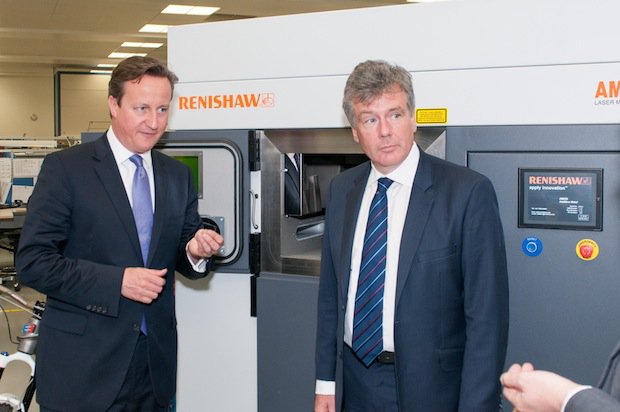 David Cameron at Renishaw