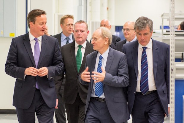 David Cameron at Renishaw