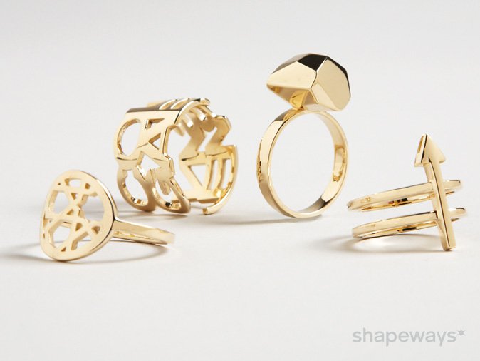 Shapeways Gold