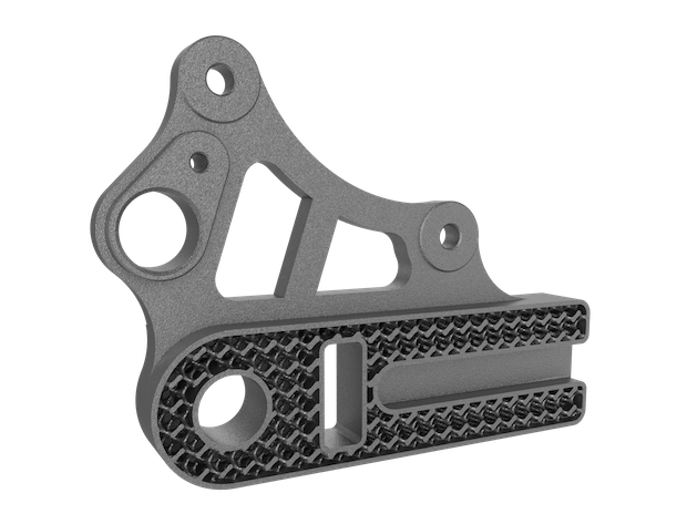 Rear wheel brake calliper hanger made with DMLS.png