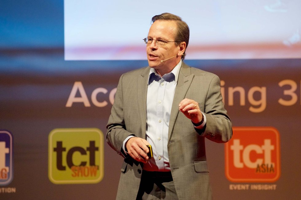 TCT stalwart Todd Grimm gives his main stage keynote presentation. .jpg