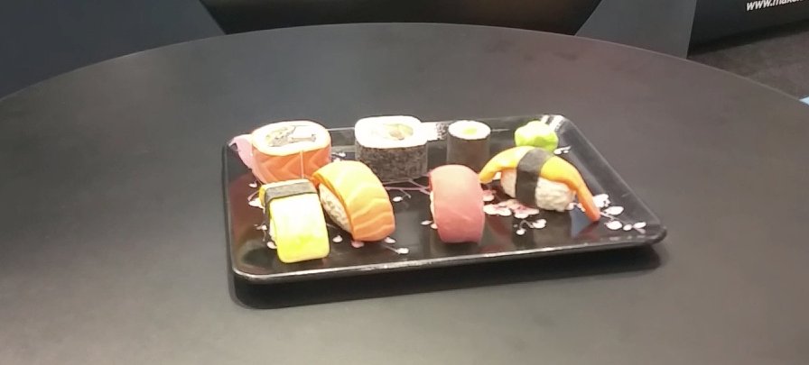 3D Printed Sushi on the Stratasys J750 printer