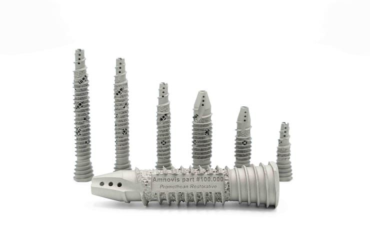 Amnovis delivers 100,000th 3D printed implant