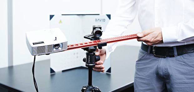 Popular DAVID SLS-2 structured light scanner.