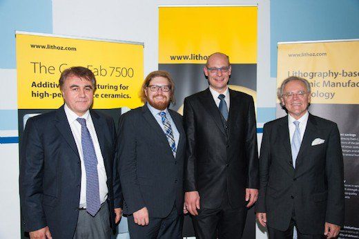 Lithoz welcomes EOS CEO, Dr. Hans J. Langer.