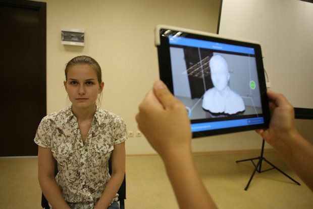itSeez3D app can capture body scans which can be turned into 3D printable files.