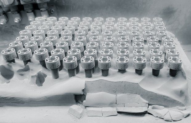 Metal binder jetted fasteners (Source: Digital Metal)