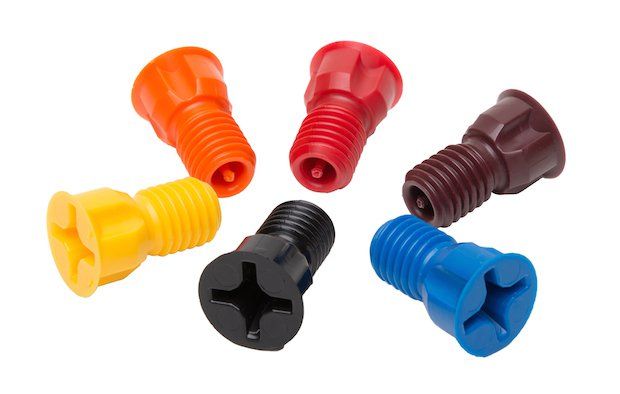 HASCO injected sealing screws from POM using the Stratasys 3D printed mould.