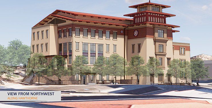 An artist's render of the new building - UTEP Marketing and Communications