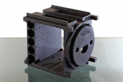3D Printed CubeSat made with Windform from The CRP Group.