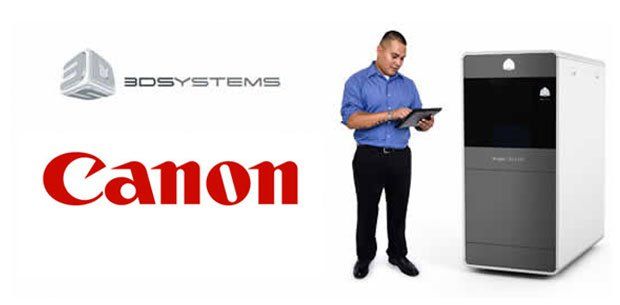3D Systems partner with Canon      3D Systems partner with Canon