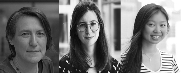 From left: Lieve Boeykens at Materialise, Marie Thiébault at 3YOURMIND, and Janet Kar at Link3D
