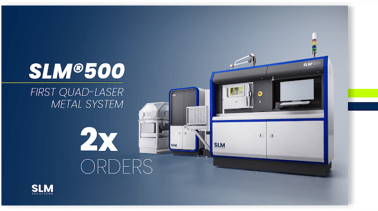 The new systems will enable the company to produce parts for powertrain technology and more. - SLM Solutions
