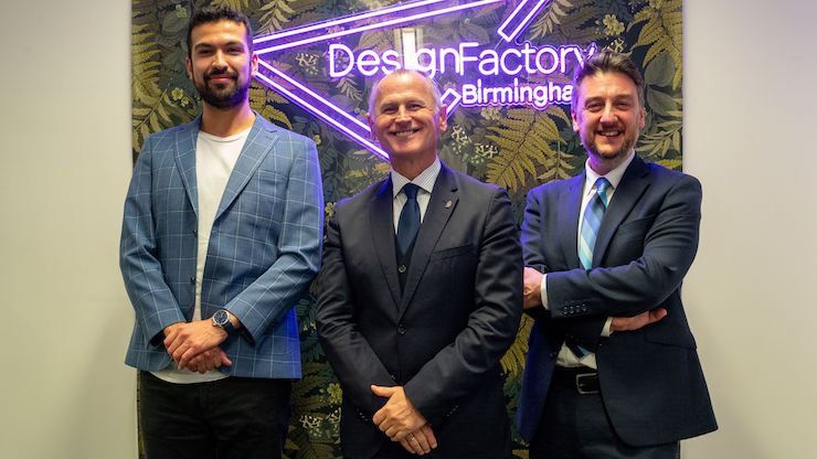 Felipe Gárate, Professor Aleks Subic, Professor Stephen Garrett. - Aston University
