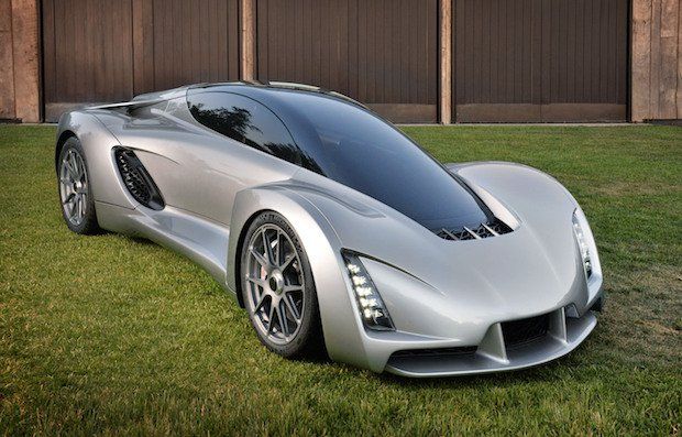 Blade 3D printed supercar.
