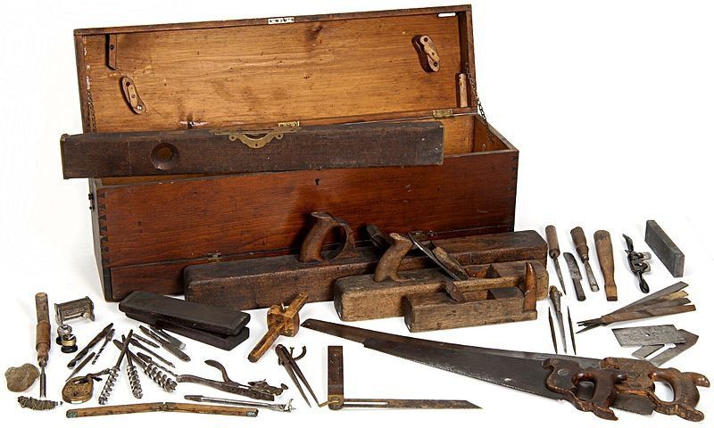Ye Olde Toolbox      Once upon a time the toolbox was a box, full of tools. But the modern world has more to offer... - Minnesota Historical Society [CC-BY-SA-2.0] via Wikimedia Commons