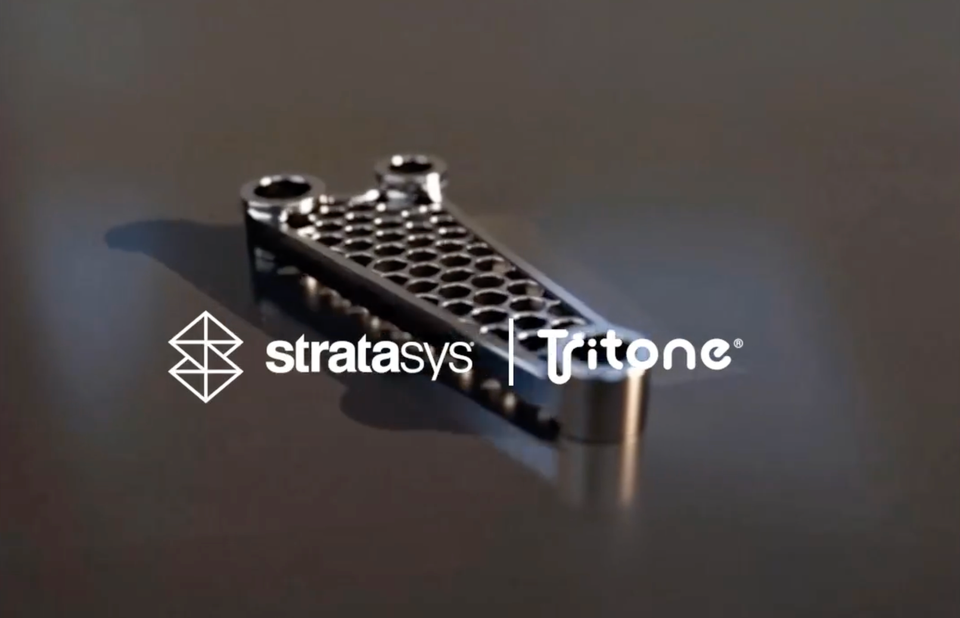 Stratasys re-enters metal 3D printing market with Tritone