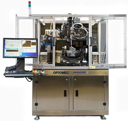 Aerosol Jet 5X system for printing 3D electronics.