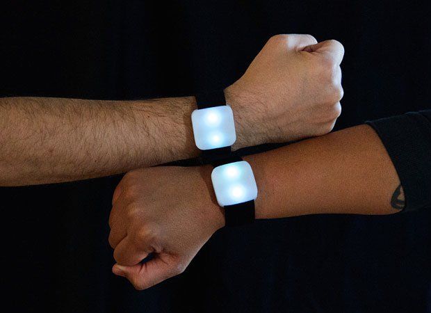 Alike wristbands.