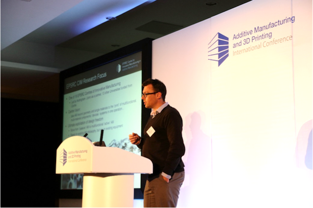 Professor Chris Tuck opens up the afternoon session on the UK Research and Innovation Day.
