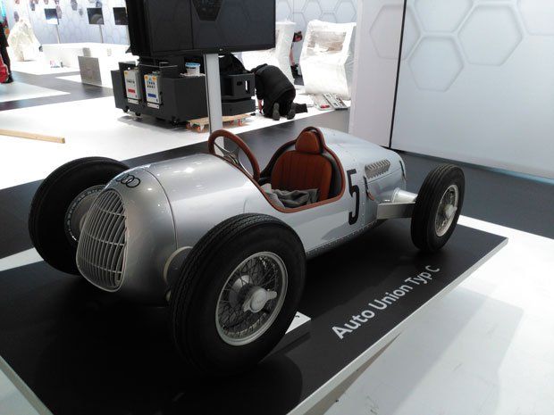 Audi 3D printed Auto Union Typ C at formnext      Audi 3D printed Auto Union Typ C at formnext